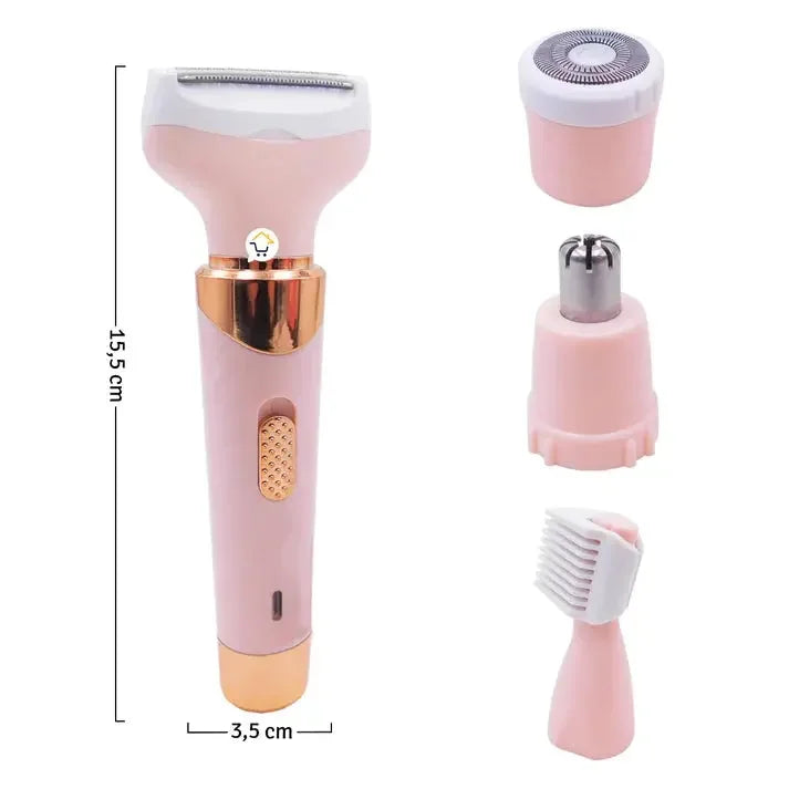 MAQUINA FENEMINA DEPILADORA 4 EN 1 stylo y moda MIA